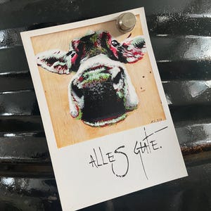 Postkarte \ handgemaltes Motiv „Allgäu“