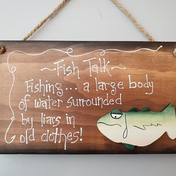 Fisherman Sign - Etsy