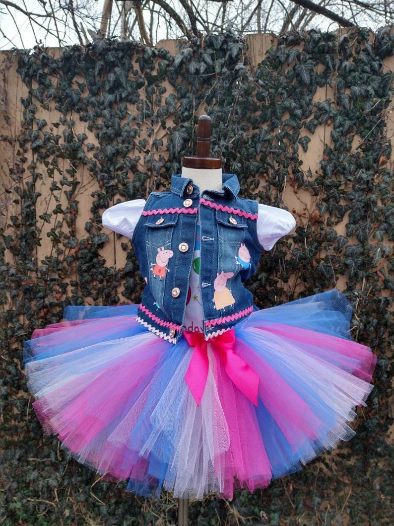Denim Jacket Peppa Pig Denim Jacket Customized Denim Jacket