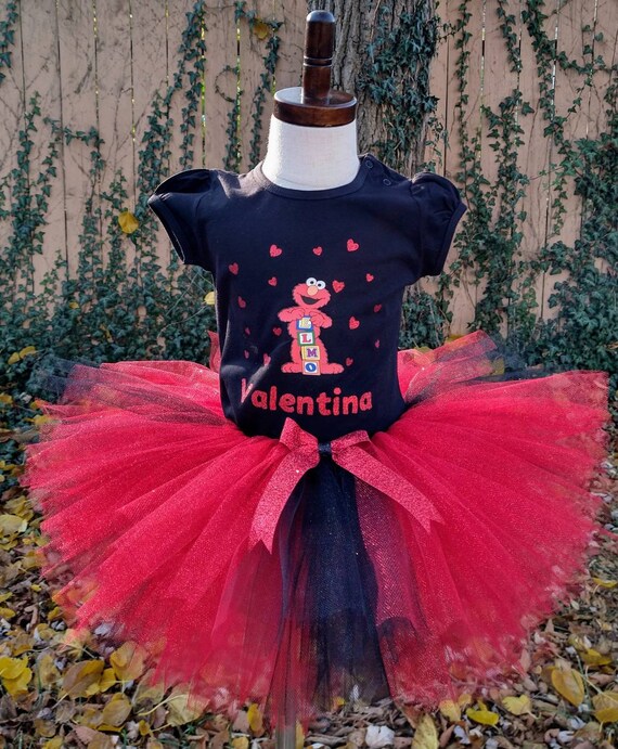 Elmo Crotchet Tutu Outfit Elmo Tutu 