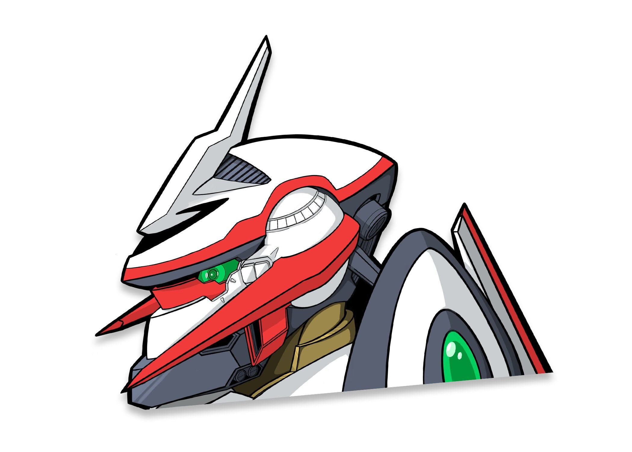 Eureka 7 Nirvash Peeker Sticker Etsy Eureka 7 Nirvash Peeker Sticker Etsy