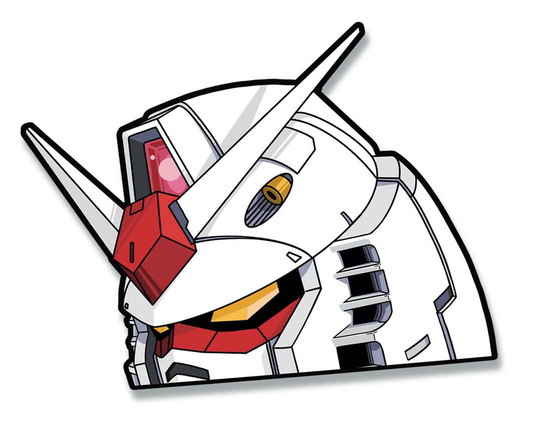 Gundam Rx78 Peeker Sticker Etsy