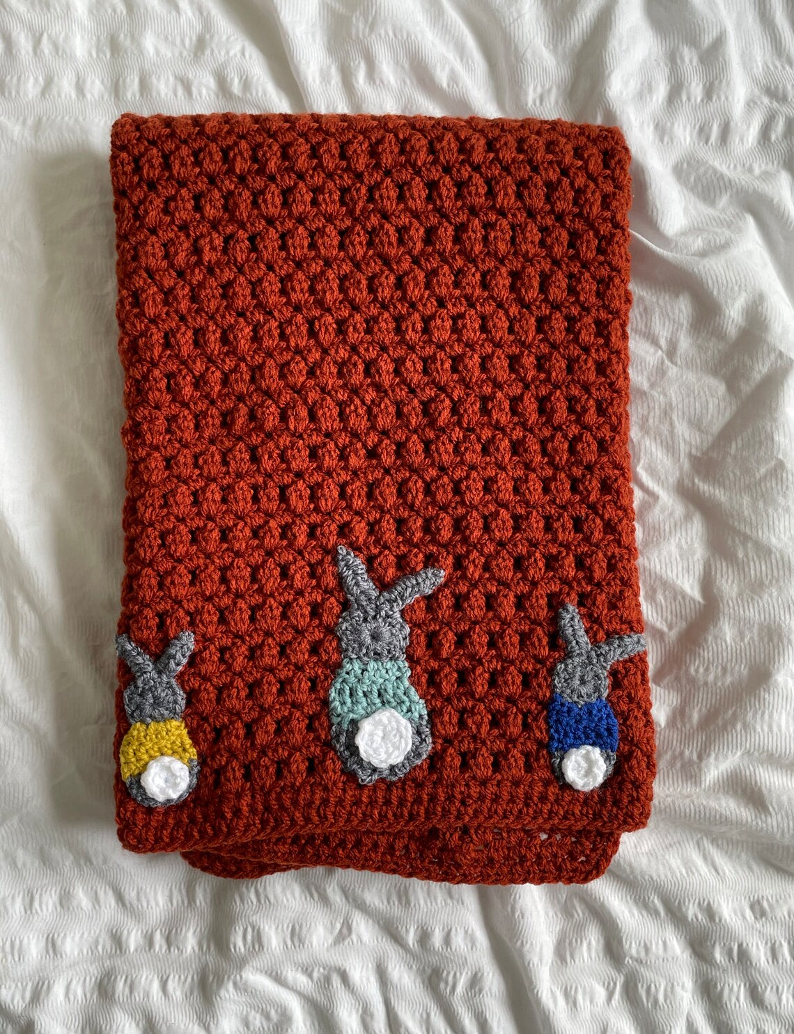 Baby Blanket Bunny blanket New born crochet blanket Etsy