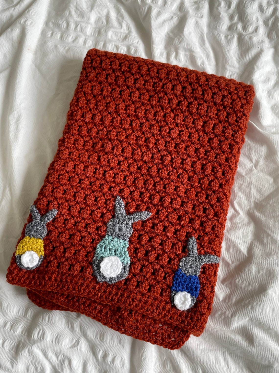 Baby Blanket Bunny blanket New born crochet blanket Etsy