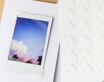 White Photo Corner Stickers | Self Adhesive Corner Frames for Scrapbooking, Photo Album, Journal, Card | 24 white picture corners