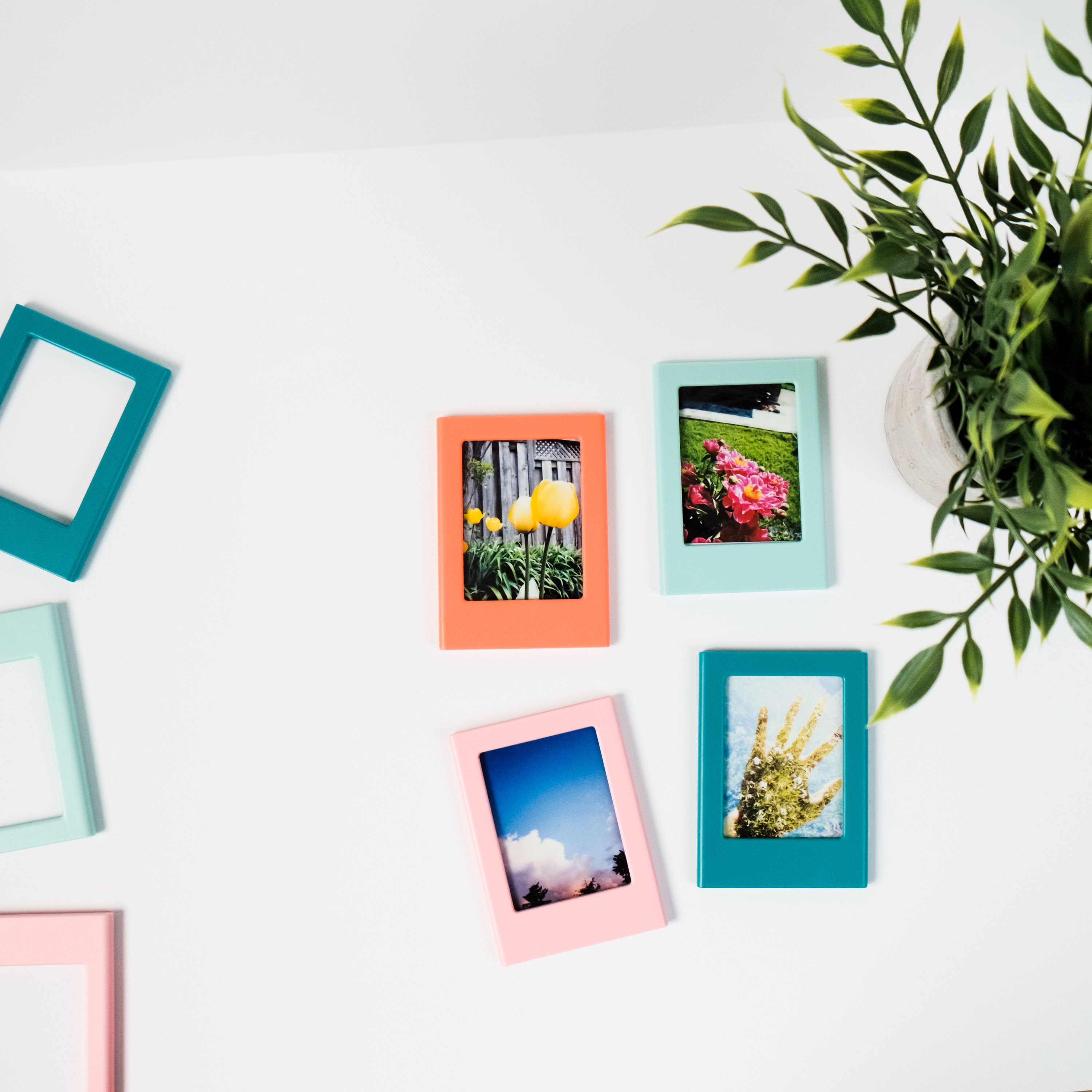 Blue Frame Convertible Photo Frame Polaroid Etsy