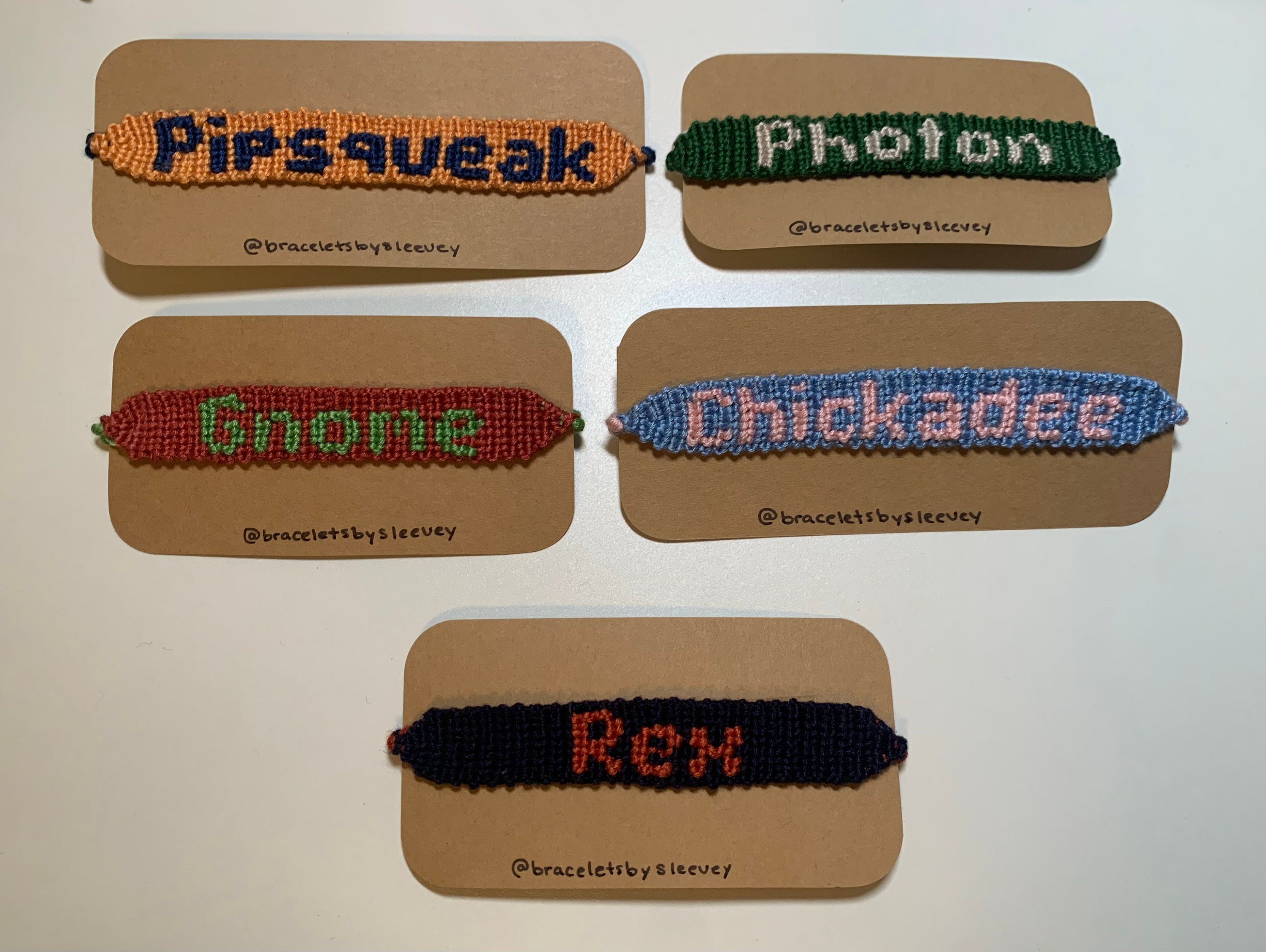 Custom Name Friendship Bracelet - Etsy