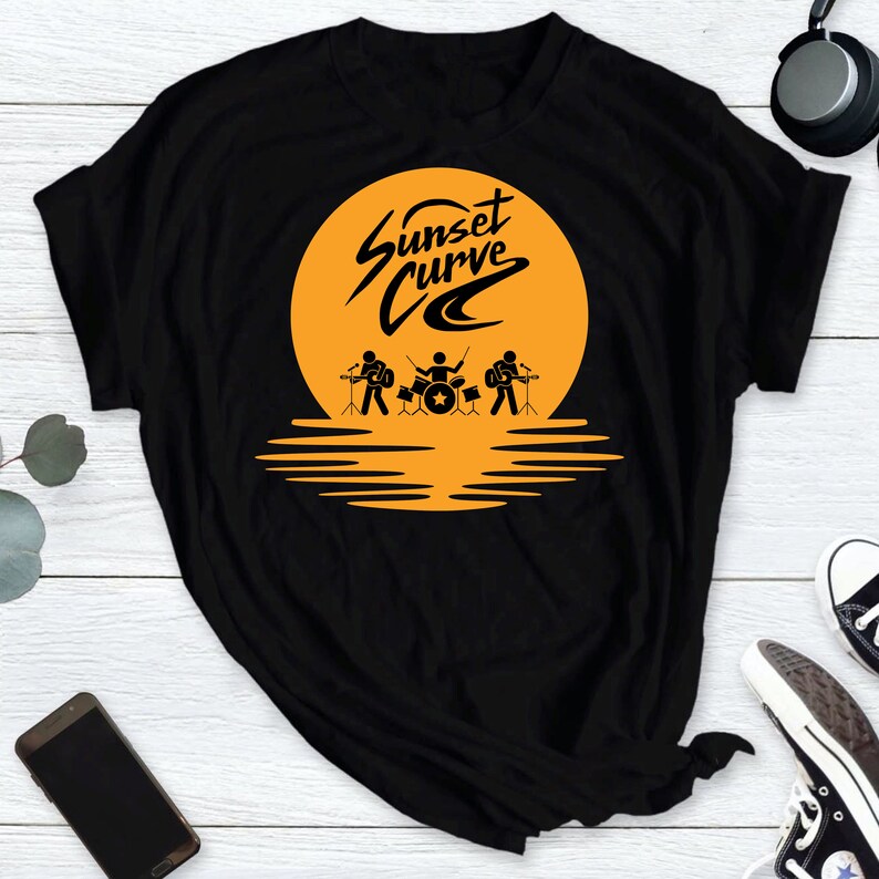 Sunset Curve Shirt Julie And The Phantoms Unisex Shirt | Etsy
