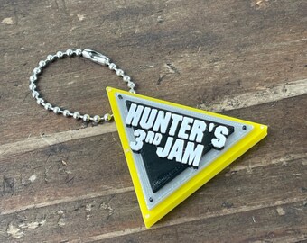 Monster Truck Birthday Party Favor | Personalized Monster Truck Keychain | Custom Name Backpack Tag | Kids Birthday Gift