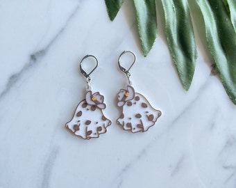 Halloween Cowboy Ghost Earrings