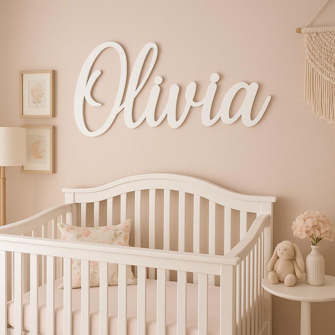 Personalized Wooden Name Sign 8"- 35" WIDE Baby Girl Nursery Wall Decor - Custom Kids Room Decor Baby Shower Gift for Boys Wood Name Plaque - Etsy UK