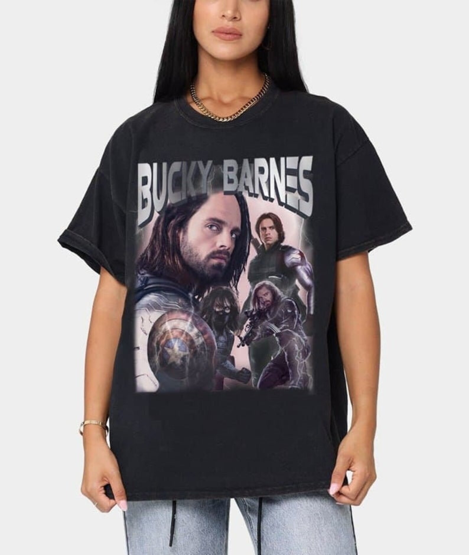 Bucky Barnes Shirt The Falcon And Winter Soldier Homage | Etsy