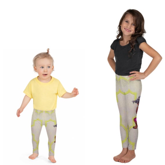 DOG on Leggings Toddler Leggings Girl School Clothes Kids Leggings Gymnastics Leggings Toddler Tights Baby Leggings Baby Tights Youth Dog Etsy