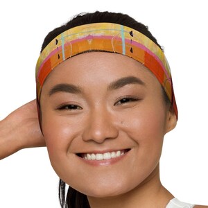 Headband Workout Sweatband Womens Headband Men Running Headband Colorful Sweat Band Workout Headband Women Running Sweatband Girl Run Hair