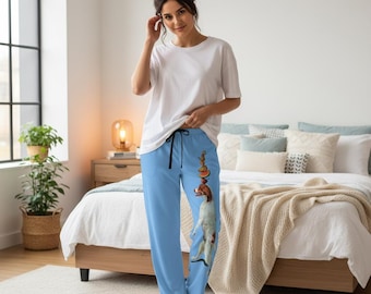 Whimsical Dog Pajama Pants | Cozy Dog Lover Sleepwear | Fun Lounge Pants | Pet Print PJs | Gift for Dog Mom | Cute Animal Pajama Bottoms