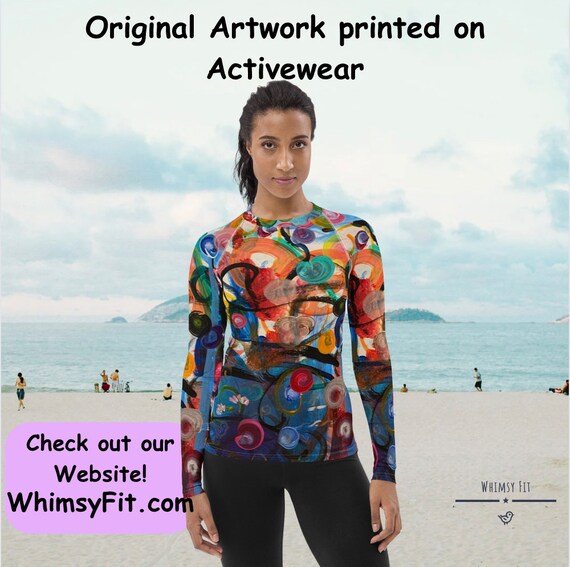 Women Rashguard Women Swim Shirt Surf Swimsuit Women Long Sleeve 