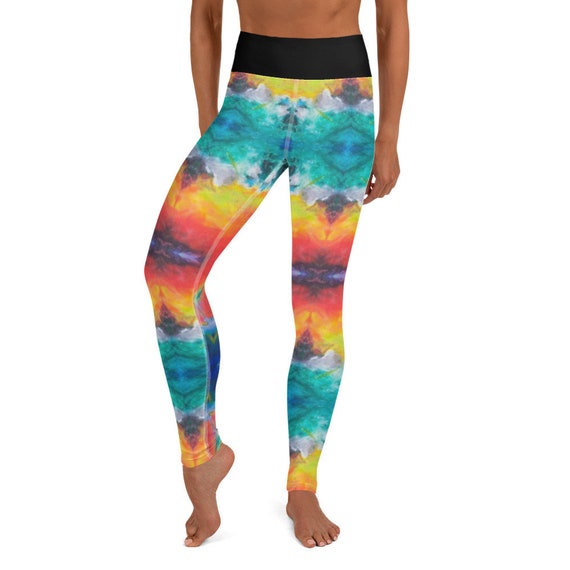 Bright Women Leggings Colorful Leggings Women Athleisure Women Activewear  Printed Leggings Gym Women Running Legging Crazy Yoga Pant Pilates 