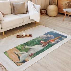 YOGA MAT Dog Personalized Non Slip Yoga Mat No Slip Workout Mat Kids Yoga Mat Pilates Mat Custom Exercise Valentines Day Gift Add Name
