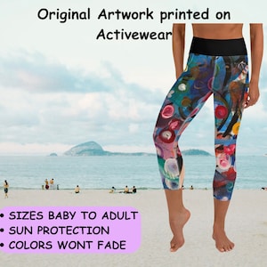 Capri Leggings for Women - High Waist Leggings Women Activewear Athleisure Pilates Leggings Yoga Pant Workout Running Leggings