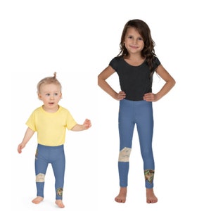 PAPILLION TODDLER Leggings YOUTH Leggings Girl School Clothes Kid Leggings Gymnastics Leggings Toddler Tights Baby Leggings Baby Tights Dog