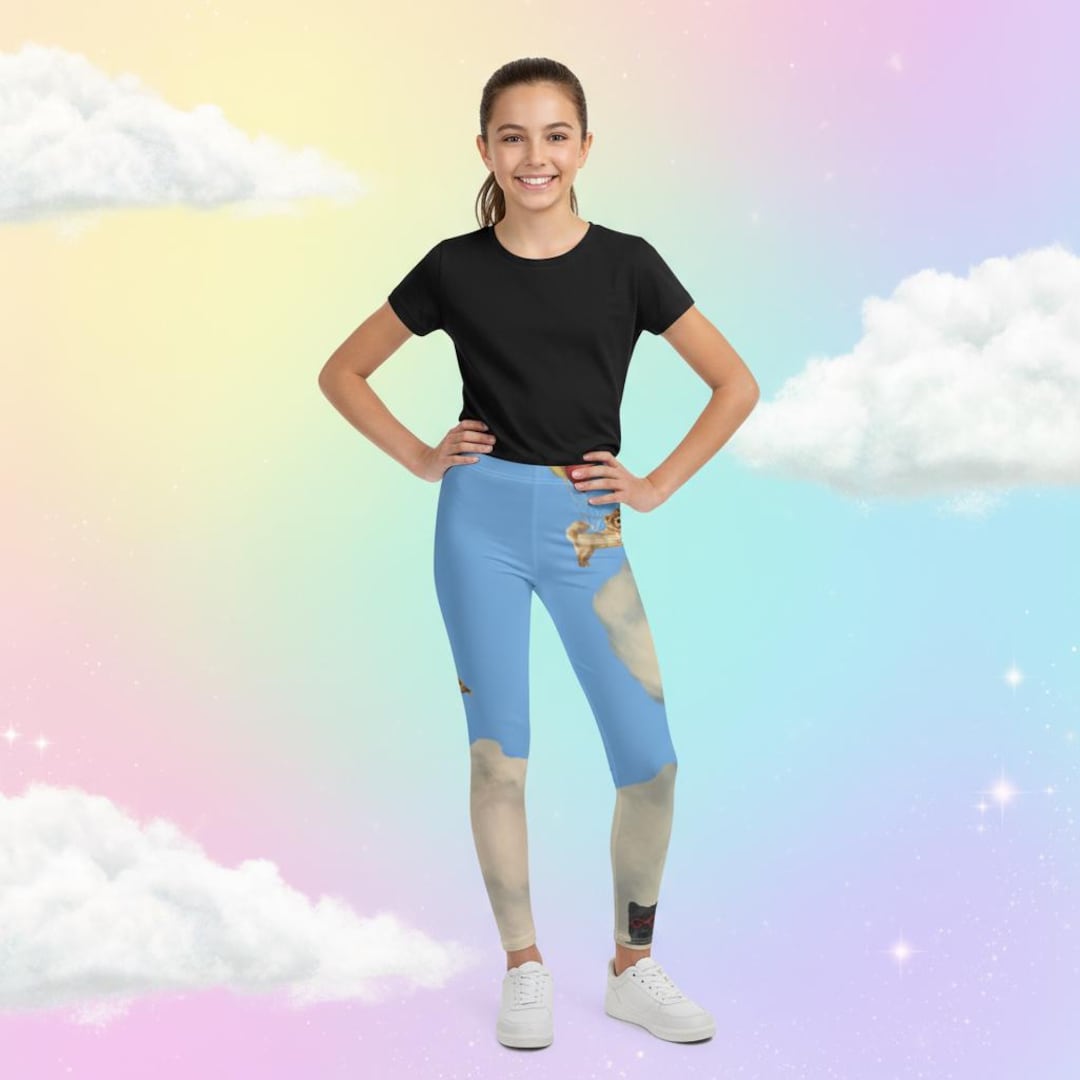Teen Girls Leggings Stretch Pants Dancewear Printed Leggings Cute teen-girls-leggings-stretch-pants-dancewear-printed-leggings-cute