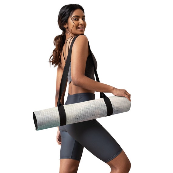 Tapis De Yoga Personnalisable - Antidérapant, écologique (TPE) - 173x61 Cm, 5/6 Mm - Ajoute Ton Nom, Photo Ou Citation - 2