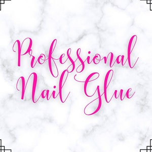 PROFESSIONAL NAIL GLUE Run out of nail glue Want to have extra Now offering 1,3, & 5 packs of professional nail glue image 1