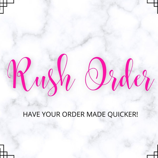 RUSH ORDER NAILS | Have Your Order Made Quicker & Moved to the Top Of Our Order List! (add on) | Faster Shipping Included!
