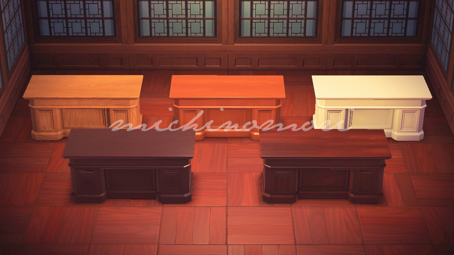 ACNH Den Desks Animal Crossing Etsy