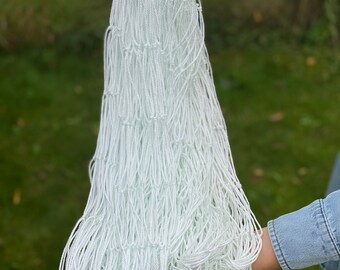 Cargo Netting Handmade 2.2mm Garden Netting Protection Cat Fox Birds Plant Vegetable Support Polypropylene 100x100mm Mesh Size