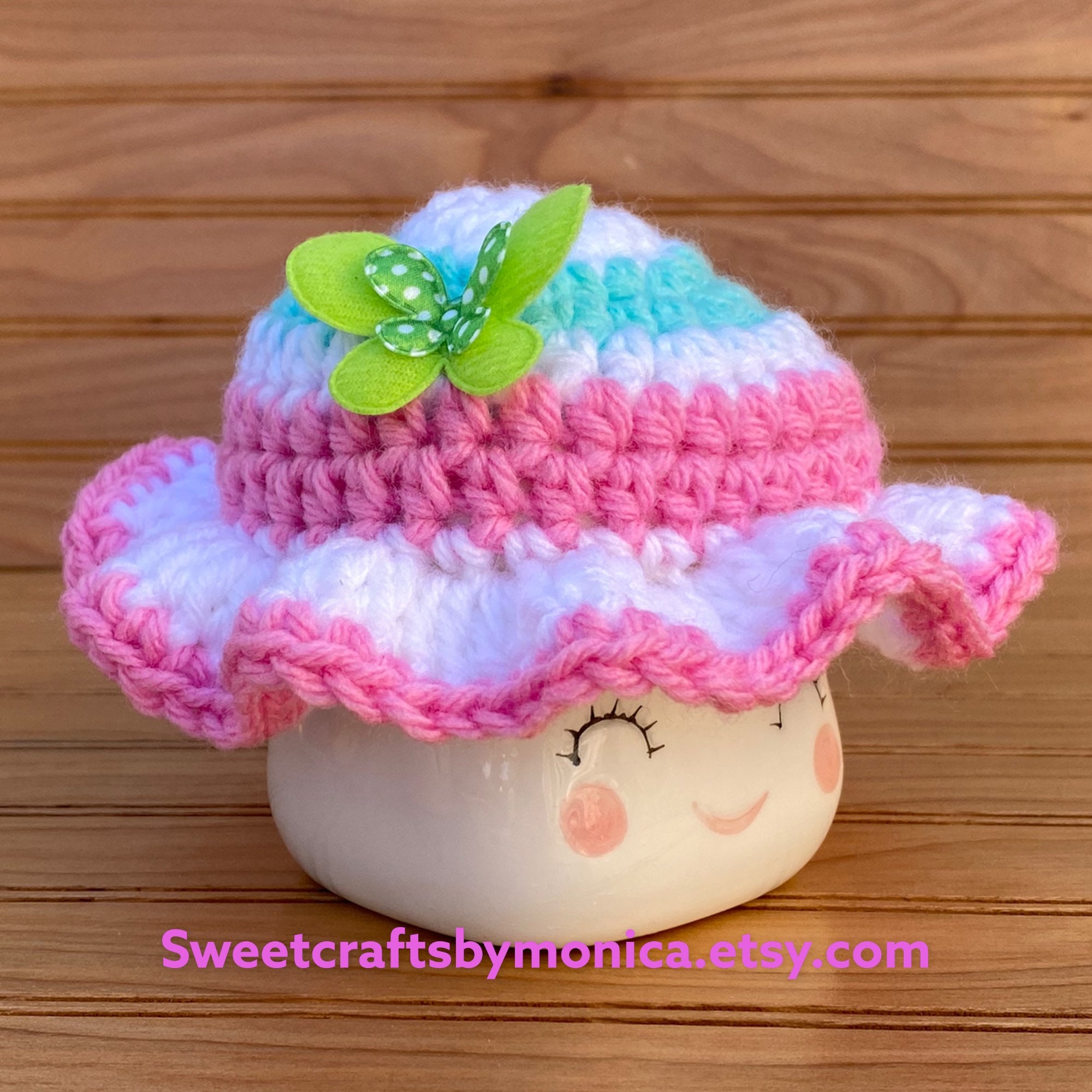 Spring Easter Bonnet Marshmallow Mug 