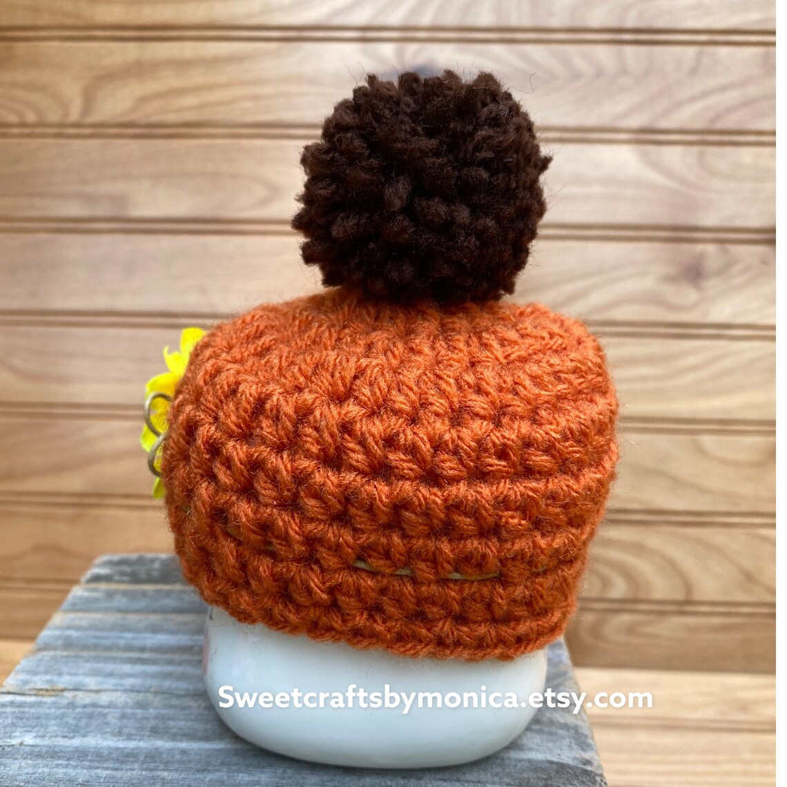Fall marshmallow mug hat crochet hat for mugs Etsy
