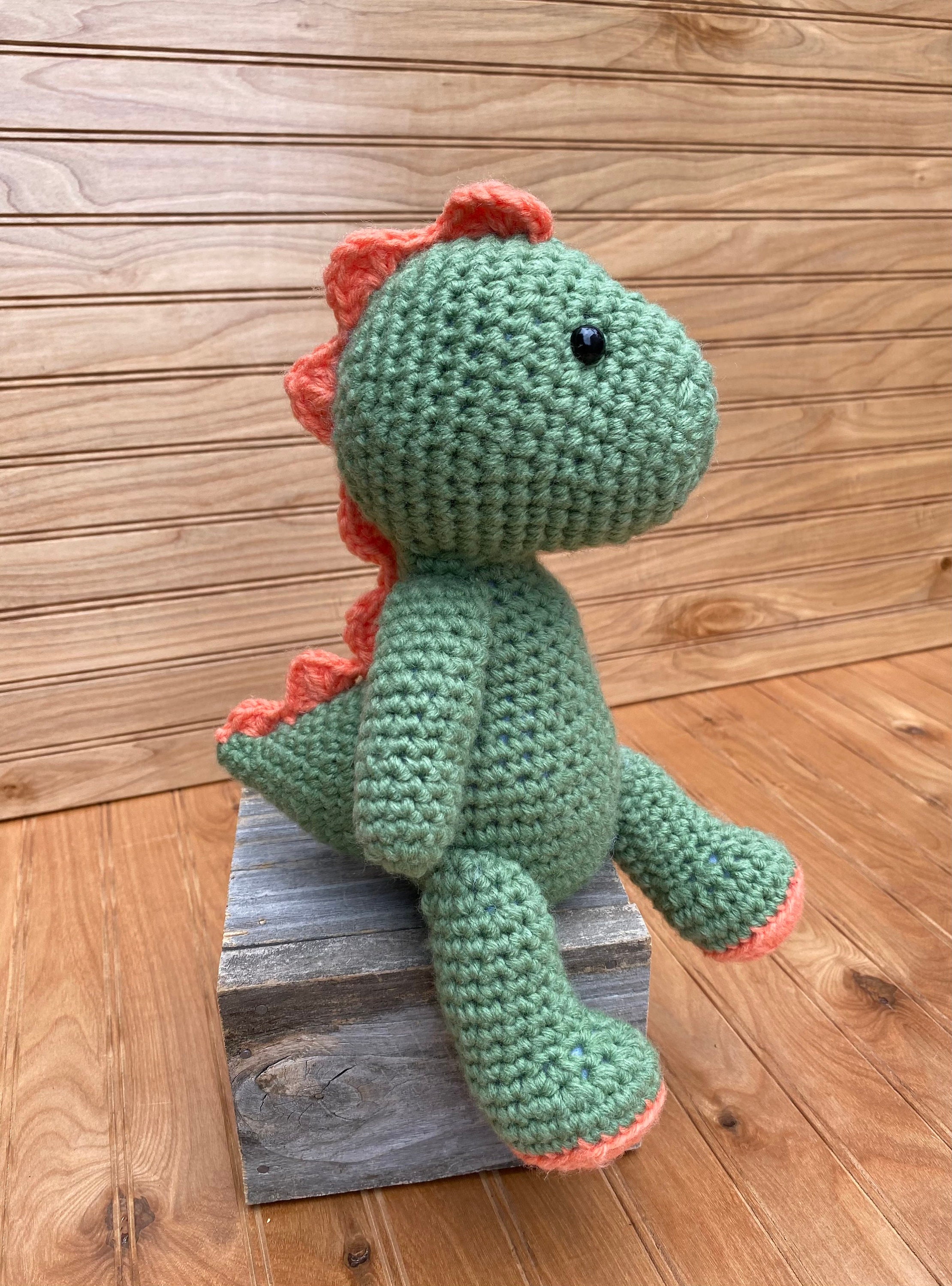 Crochet dinosaur amigurumi/crochet stuffed animal/dinosaur Etsy