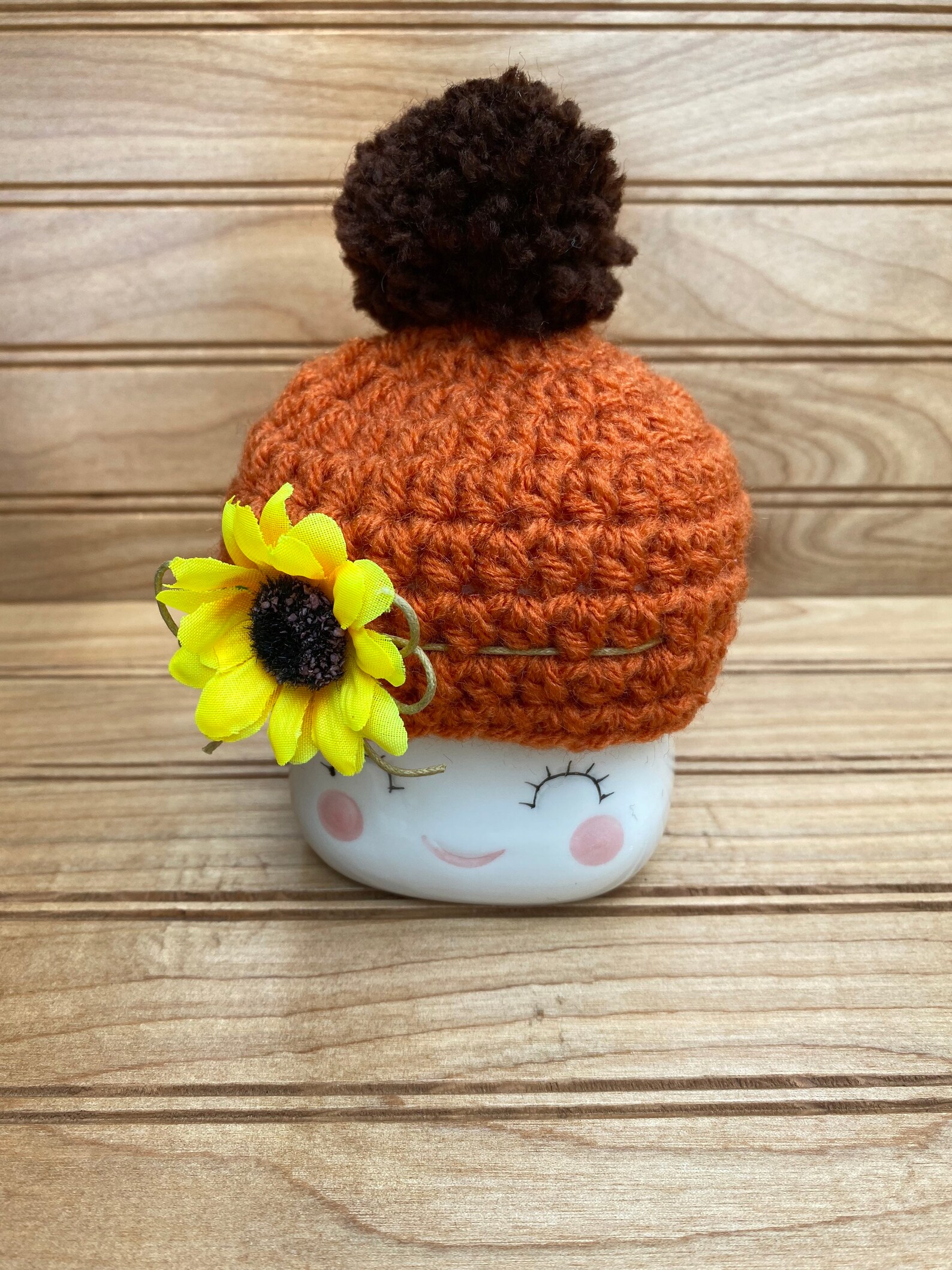 Fall marshmallow mug hat crochet hat for mugs Etsy