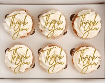 Thank You Toppers Etsy