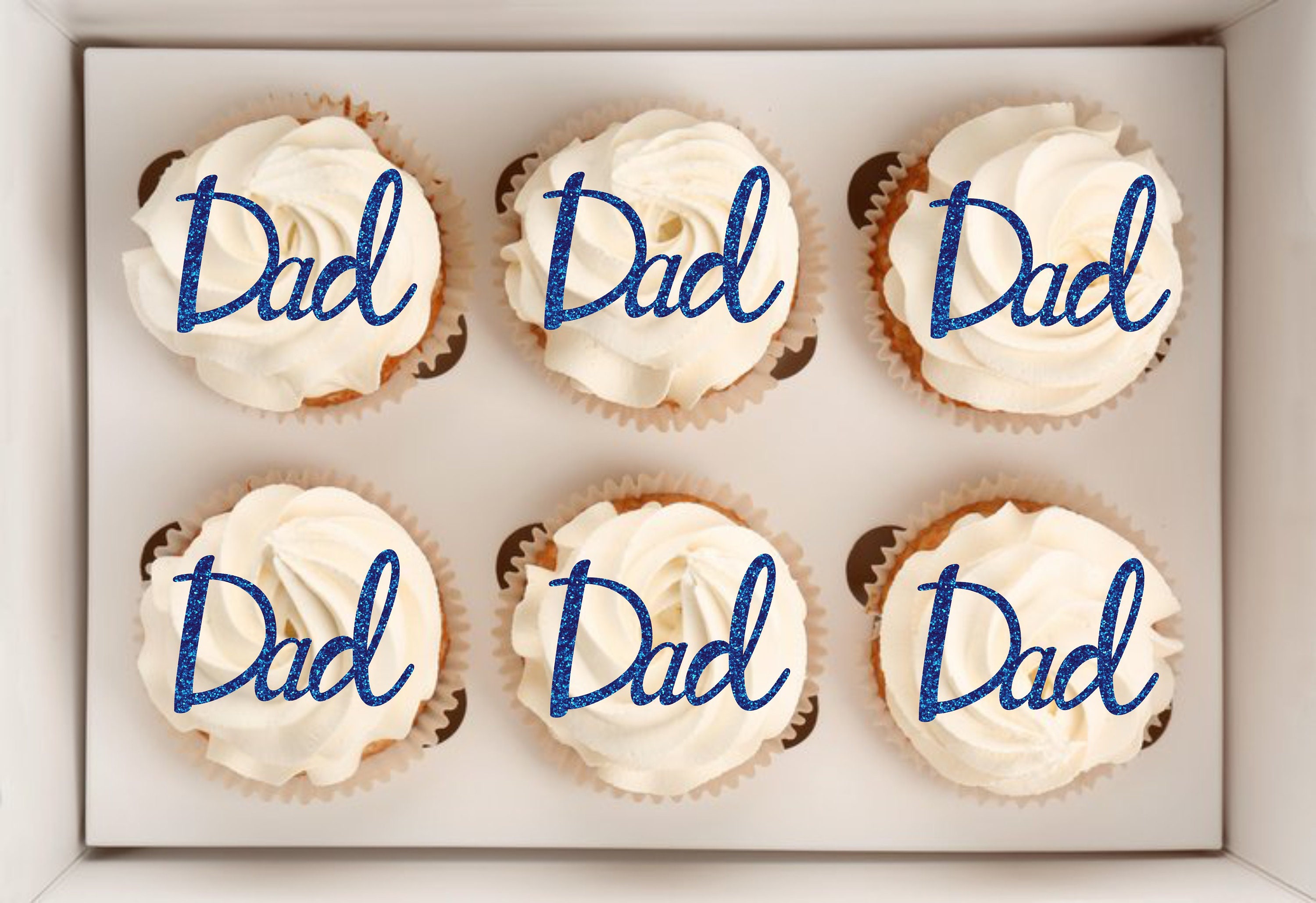Dad Cupcake Toppers Etsy