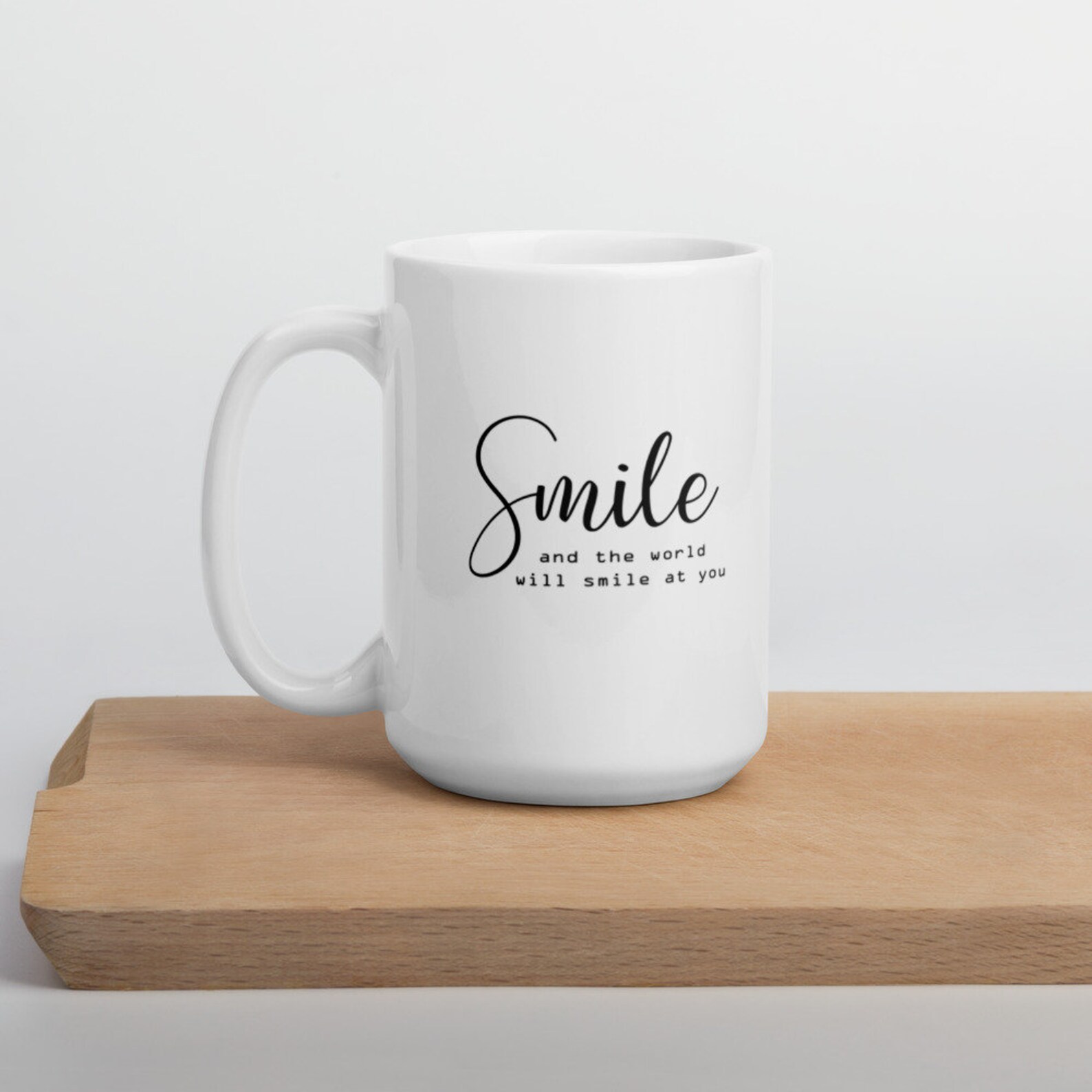 Smile mug smile coffee mug smile and the world will smile at  etsy Smile mug smile coffee mug smile and the world will smile at  etsy