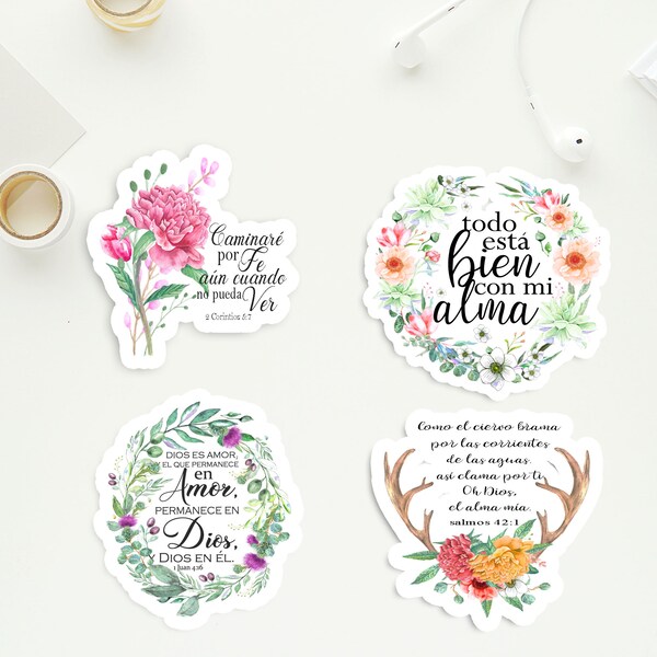 Spanish Bible Verse Decals Etsy