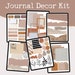 AESTHETIC JOURNAL DECOR Kit 1 | Ripped, torn papers | Textured papers | Neutral Nude Colours | Goodnotes Stickers | Transparent background 