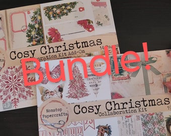 Cosy Christmas Junk Journal Kit BUNDLE (Printable Download)