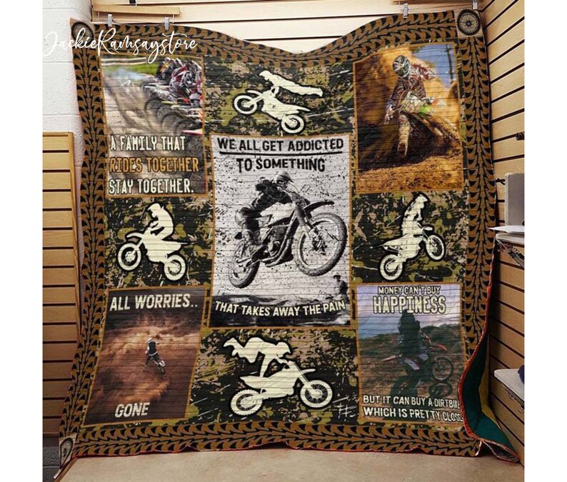 Dirt Bikes Quilt BlanketBL4N1J Etsy