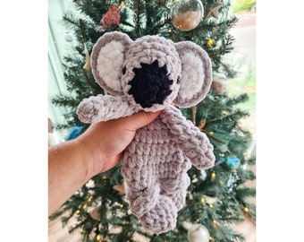 Koa Koala Lovey / Crochet Snuggler / Handmade Comforter