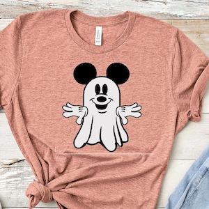 Glow in the Dark Mickey Ghost Unisex T shirt/Matching Disney Halloween/Mickeys Not So Scary Shirt/Mickey Halloween/Matching Disney Shirt