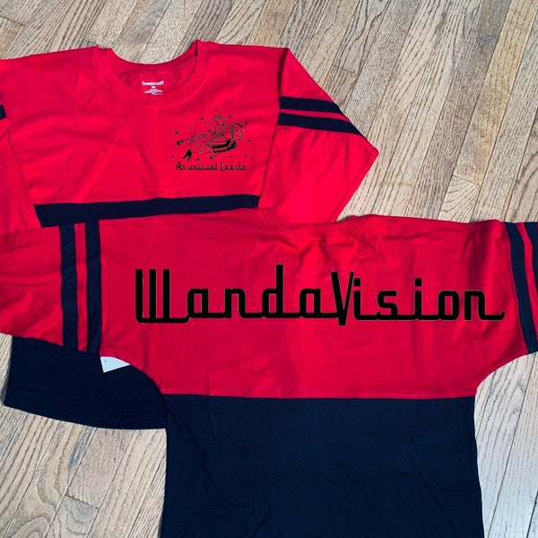 Wandavison Game Jersey/WandaVision Disney+/Scarlet Witch/Unusual Couple/Avenger Inspired/Disney+ Sitcom/Marvel Inspired/Disneyland/WDW