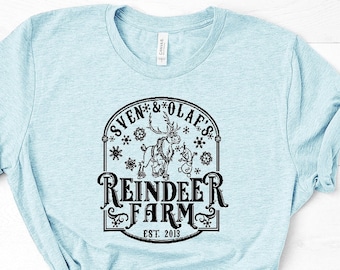 Sven und Olaf's Reindeer Farm Unisex Shirt/Frozen Theme Shirt/Matching Disney Shirt/Frozen Shirt/Frozen Shirt/Olaf und Olaf