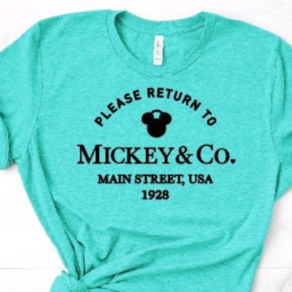 Terug naar Mickey & Co Unisex T-shirt/Mickey en Co., Main Street USA/Disney Trip Shirt/Cute Disney Mickey Tee/Disney 2024/Girls Trip Shirts