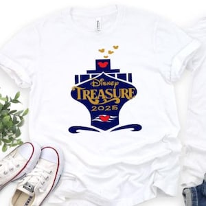 Camiseta Disney Treasure Cruise/Camisetas Disney Family Cruise/Camiseta DCL/Disney Treasure 2025/Camisetas de crucero familiar a juego/Camiseta familiar DCL