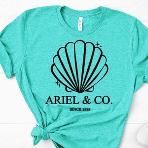 Ariel and Co., T-shirt ou sweat à capuche unisexe / Chemise La Petite Sirène / Chemise de voyage Disney / Sirène Disney / Chemise Ariel Girls / Chemise Princesse Disney