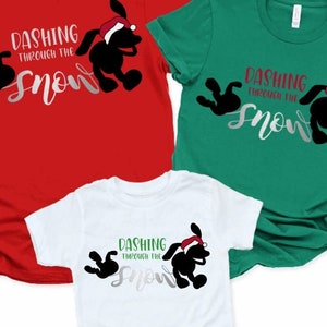 Dashing thru the Snow Slinky Dog Shirt/Slinky dog Christmas shirt/Slink Dog Dashing/Disney Christmas Shirt/Slinky Dog Shirt/Toy Story Shirt