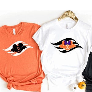Mickey Bat and Bat Minnie Disney Cruise Shirt/Matching Disney Cruise Shirt/Disney Cruise Family/Halloween on the High Seas/DCL Shirt